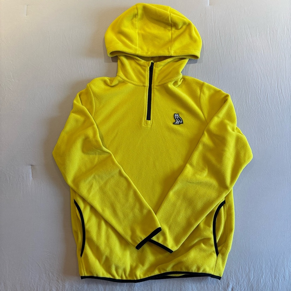 OVO Yellow & Black Fleece Hoodie